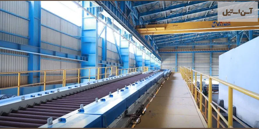 میلگرد 32 آجدار A3 اروند خرمشهر 3 خط تولید میلگرد فولاد اروند