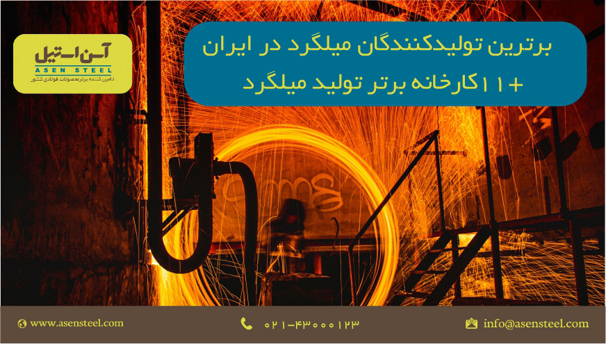 تولید کنندگان میلگرد در ایران